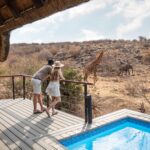 View from Tuningi Safari Lodge deck overlooking the bushveld